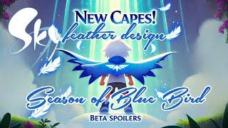 NEW CAPES in Season of Blue Bird! ️ Feathery Effects & Flying Trails | Sky COTL Beta