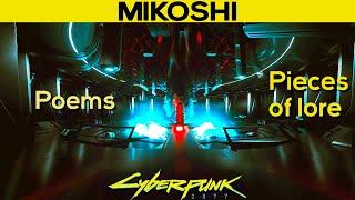 Mikoshi pieces of lore - Cyberpunk 2077