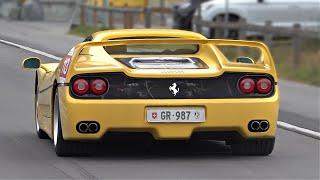 Ferrari F50 feat. F1 derived 9000rpm 4.7 Liter N/A V12 Engine | Start Up, Revs, Accelerations & More