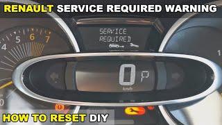 Renault Clio Service Required Warning Reset - How To DIY