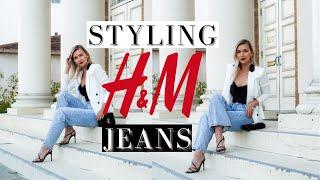 HOW I STYLE MY FAVORITE H&M JEANS IN EVERY STYLE: MOM FIT, WIDE LEG, STRAIGHT, BOYFRIEND AND SKINNY