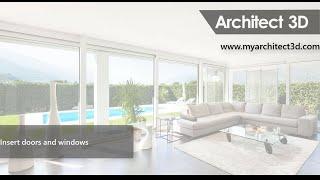 Architect 3D© - Tutorial: How to add doors and windows