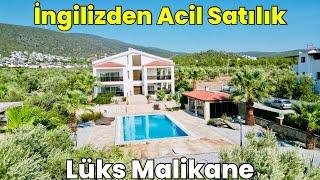 İngilizden Satılık Villa Değil Malikane 1.200 m2 İçinde Didim Akbükte Muhteşem Yapı E-794