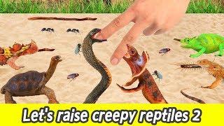 [EN] Let's raise creepy reptiles 2, reptile and insect names for children, collecta figuresㅣCoCosToy
