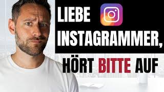 Dinge, die jeder kleine Instagrammer macht...