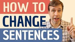 Key Word Transformation Quiz | How to change sentences?