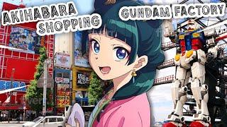 Japan Vlog ️ Light Novel and Anime Figure Shopping in Akihabara and Gundam Factory Yokohama