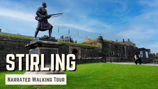 STIRLING | 4K Narrated Walking Tour | Let's Walk 2021