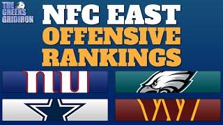 2024 NFL Power Rankings: NFC East Offenses