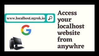 Access your localhost website from anywhre || ngrok free custom domain