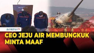 Momen CEO Jeju Air Membungkuk Minta Maaf, 179 Orang Dilaporkan Tewas