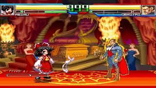 NICK54222 MUGEN: Reimu Hakurei (me) VS Demitri Maximoff