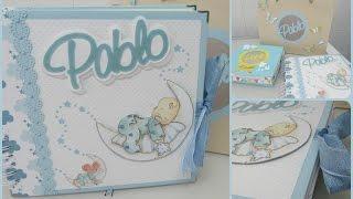 Álbum de fotos bebé niño ( Dayka - First Edition) - Scrapbooking