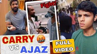 CARRYMINATI vs AJAZ KHAN  CONTROVERSY/ Full video / Fight leak footages 