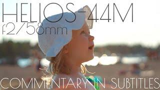 Helios 44M 58mm f2 vintage lens review in video and photo samples. BOKEH!