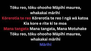 Tōku Reo w Lyrics - Te Kura o Ruataniwha - Kaiapoi North School