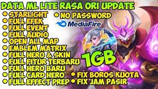 ML Lite Full Event 1Gb Terbaru Patch Revamp | Cara Mengatasi Lag Mobile legends