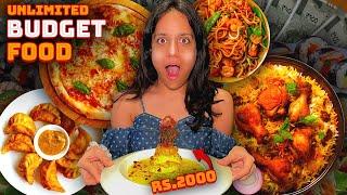 UNLIMITED Budget Food Challenge  *CRAZYYYYYYY*