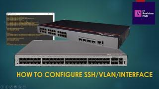Huawei S5735 Network Switch SSH Configuration