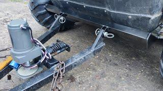 ATV XTV Snow Plow Mount Homemade