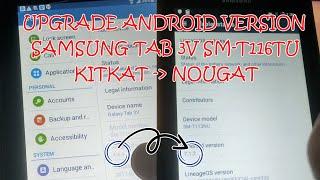 INSTAL AND UPGRADE TWRP AND CUSTOM ROM NOUGAT SAMSUNG TABLET 3V SM T116NU | TWRP SAMSUNG TAB 3V