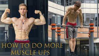 HOW TO INCREASE MUSCLE UP REPS FAST!