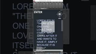 Change Text Case With TCase AutoCAD Command #shorts