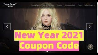 Coupon Code: New Year 2021 - Black Desert Mobile