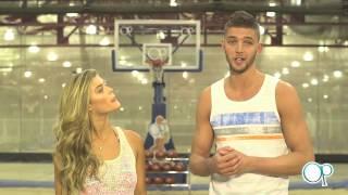 Nina Agdal & Chandler Parsons in "Dunks for Donation"