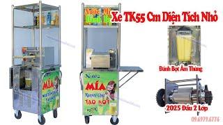 Ra Mắt Xe Nước Mía TKNB 55cm Có Đánh Bọt Đầu 2 Lớp 2025 Diện Tích Nhỏ