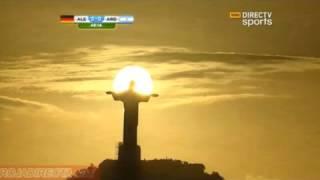 IN HOC SIGNO VINCES - Jesus Statue Picture - Germany vs Argentina World Cup Final 2014