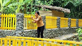 Full video of 120 days of building the girl's farm fence campus