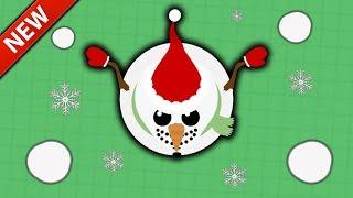 NEW SNOWMAN FULL GAMEPLAY IN MOPE.IO | NEW SKINS IN GOLDEN AGE MOPE.IO