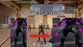 Valorant True Stretch Tutorial in 1 Minute (Any res)