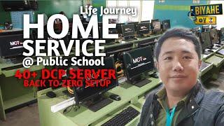 DCP SERVER: RE-SETUP + RECONFIGURATION @ PUBLIC NH SCHOOL.  PART II.