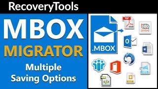 RecoveryTools MBOX Migrator to Convert MBOX Mailboxes to Outlook PST