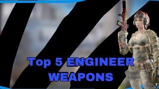 Top 5 ENGINEER weapons In WARFACE.