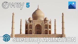 How to make a simple animation with Vray 5 for Sketchup - 2021 UPDATE