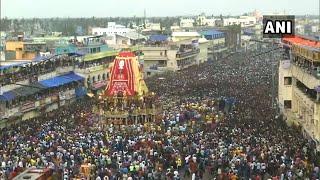 Jagannath Rath Yatra begins as thousands of devotees watch on Puri streets