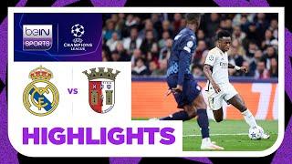 Real Madrid v Sporting Braga | Champions League 23/24 | Match Highlights