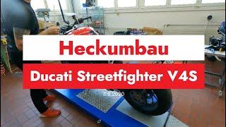 Ducati Streetfighter V4S / Heckumbau kurzes Kennzeichenhalter von Evotech Performance