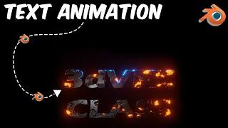 TEXT Animation in Blender for beginner || TEXT VFX Tutorials || vfx tutorials