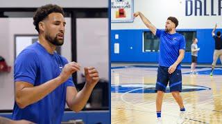 FIRST LOOK at Klay Thompson working out with Dallas Mavericks