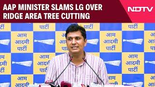 AAP Latest News | AAP Minister Slams LG Over Ridge Area Tree Cutting, Exposes Contradictions