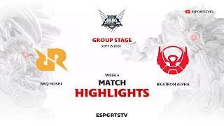 RRQ Hoshi vs Bigetron Alpha HIGHLIGHTS MPL ID S14 | BTR VS RRQ ESPORTSTV