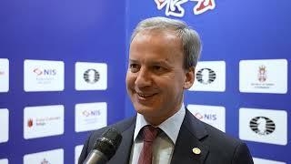 Interview with Arkady Dvorkovich | FIDE Chess Olympiad for People with Disabilities