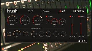 FREE Krush Tritik Bitcrusher Downsampling LOFI Plugin