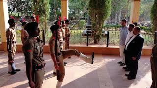 guard of honour in ncc at "JPNCE"