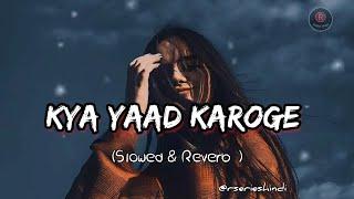 Dil phir bhi tumhe dete Hain kya yaad karoge (Slowed + Reverb)| R-Series Hindi