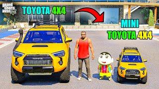 Franklin Toyota 4x4 Car VS Shinchan Toyota 4x4 Car in GTA 5 || JNK GAMER